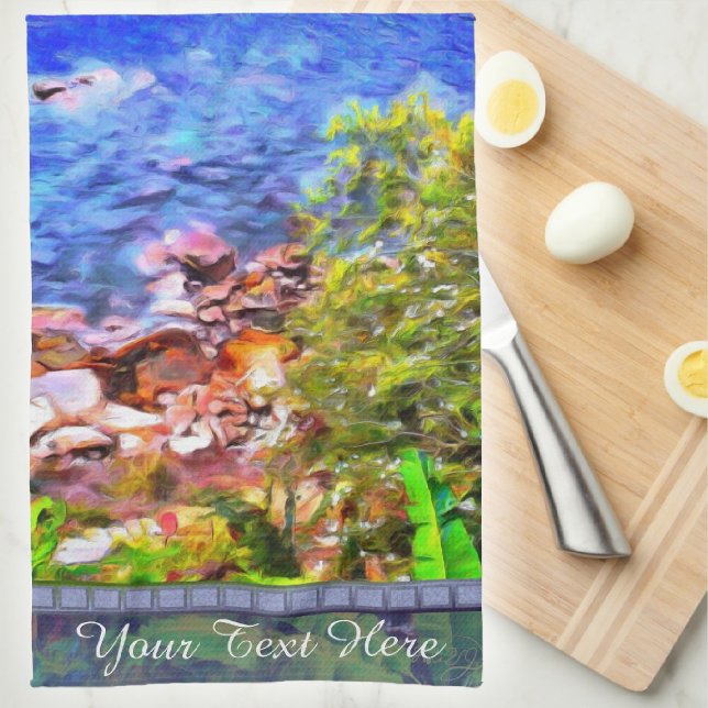 Yelapa Scenic Path View 0819 Kitchen Towel (Creator Uploaded)