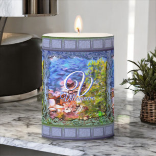 Yelapa Scenic Path View 0819 Pillar Candle