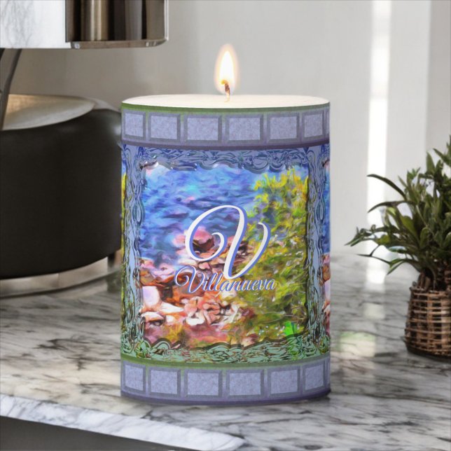 Yelapa Scenic Path View 0819 Pillar Candle (Creator Uploaded)