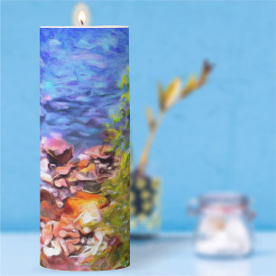 Yelapa Scenic Path View 0819 Pillar Candle