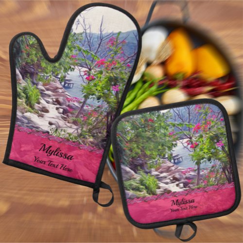 Yelapa Trail 821 Oven Mitt  Pot Holder Set