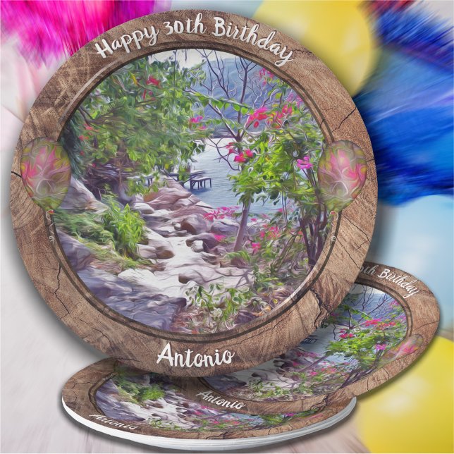 Yelapa Trail Birthday 821 Paper Plates (Creator Uploaded)