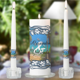 Yelapa Wedding Anniversary 1017  Unity Candle Set