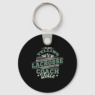 Yelling Lacrosse Coach Voice Keychain