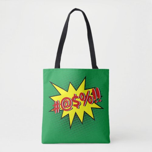 Yelling Speech Bubble Your Statement Template Tote Bag