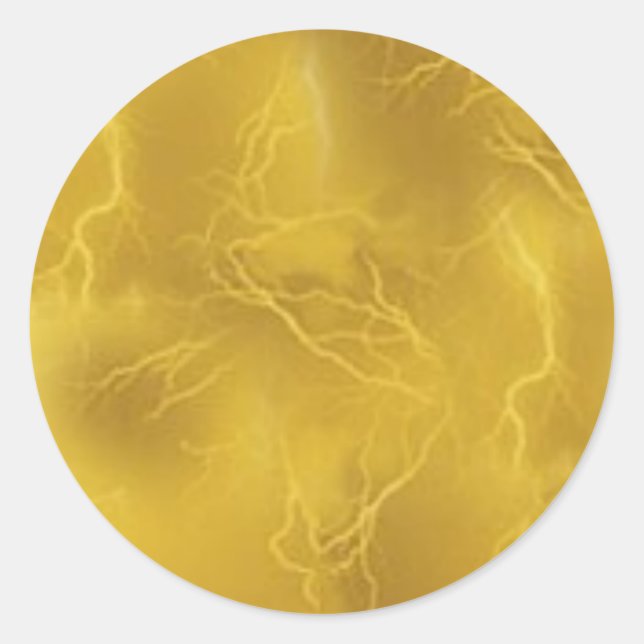 yello032 classic round sticker (Front)