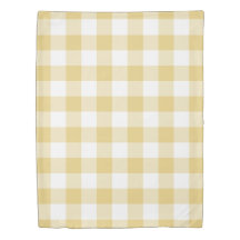 Yellow Checks Duvet Covers Bedspreads Zazzle