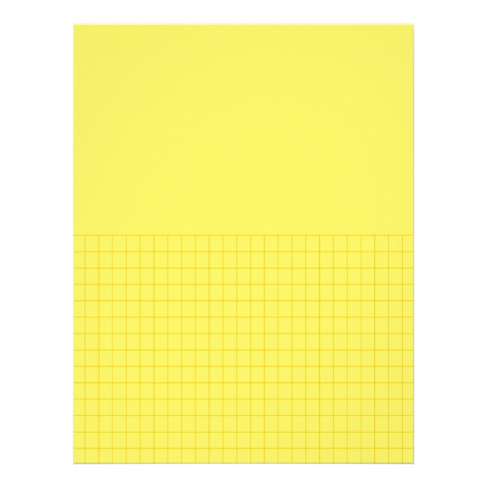Yellow 0556199 Graph Grid Write & Draw Letterhead Design