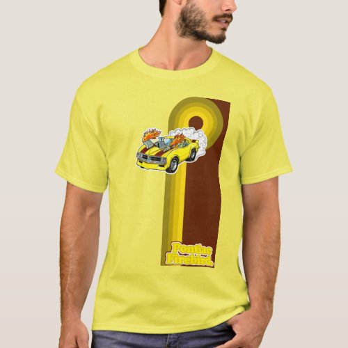 Yellow 1970s pontiac firebird T-Shirt