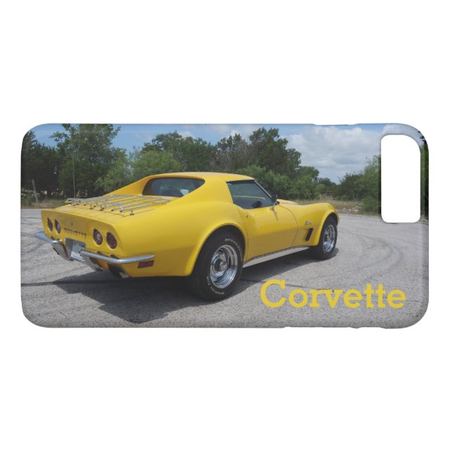 Yellow 1973 Corvette Stingray Case-Mate iPhone Case (Back (Horizontal))