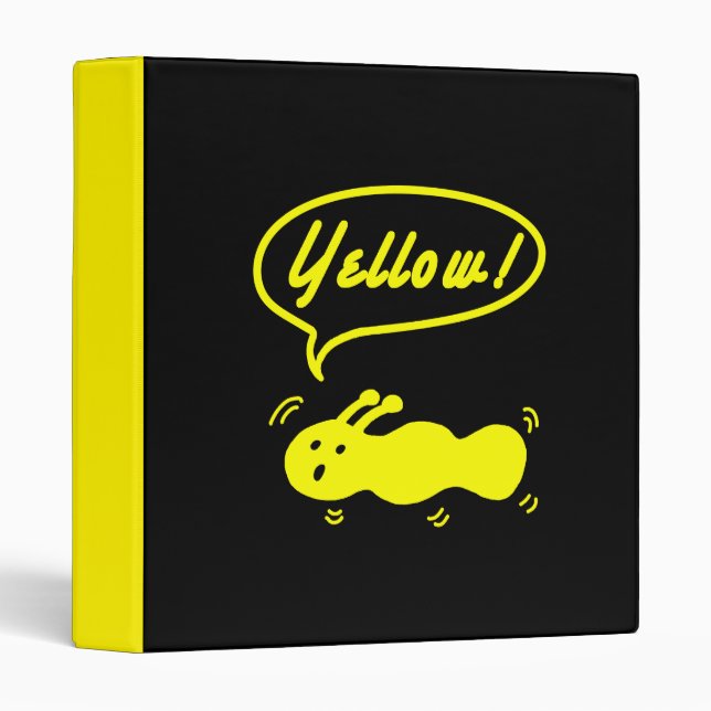 Yellow! 3 Ring Binder (Front/Spine)