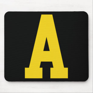 Yellow a' On Red For Alvin Costume Halloween And F Mouse Pad