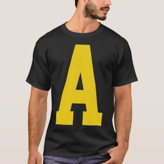 Yellow a' On Red For Alvin Costume Halloween And F T-Shirt
