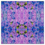 Yellow Abstract Iris&#39;s Fabric