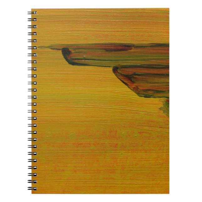 Yellow Abstract notebook (Front)