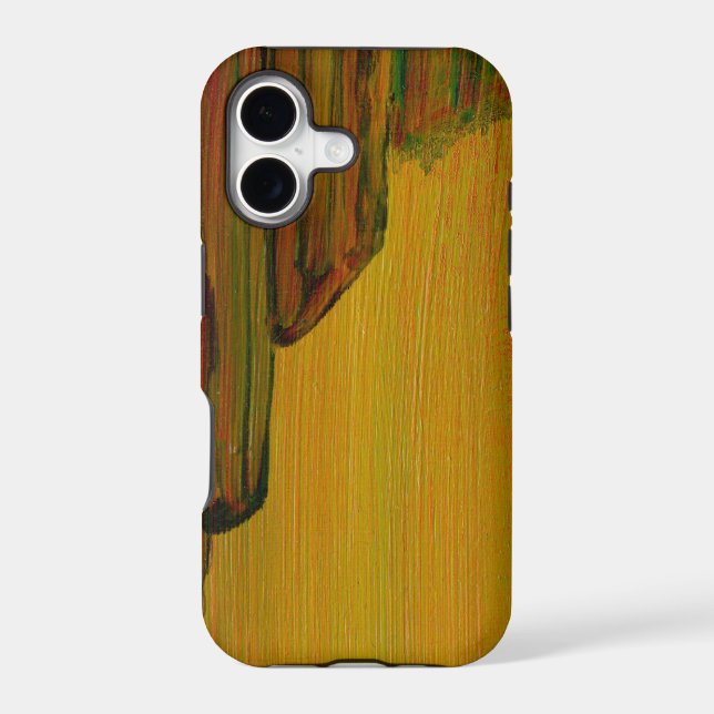 Yellow Abstract - Pier Iphone Case (Back)