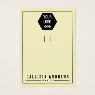 Yellow Add Logo Multiple Keychain Display Card