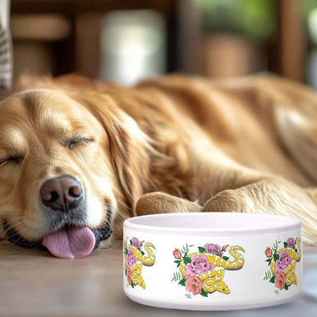 Yellow Albino Ball Python Bowl (Creator Uploaded)