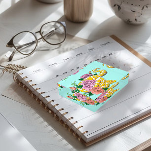 Yellow Albino Ball Python Paperweight