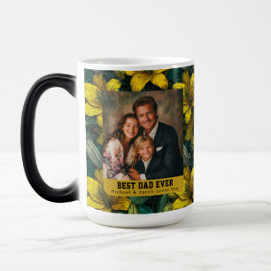 Yellow Amaryllis Garden Daddy Daughter Unique Color Morph Mug