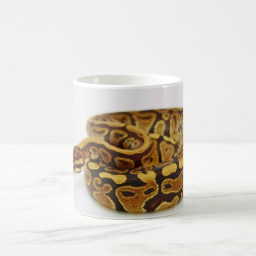 Yellow and Black Ball Python Coffee Mug