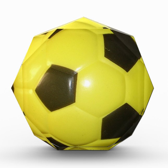 Yellow and black Football. Award (Front)