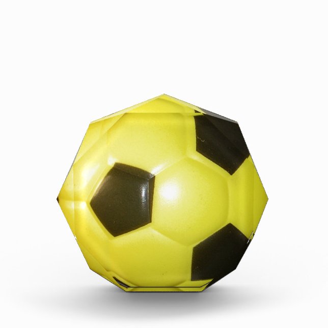 Yellow and black Football. Award (Front)