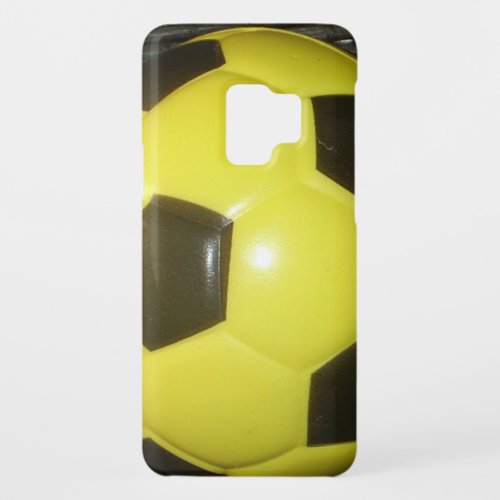 Yellow and black Football Case_Mate Samsung Galaxy S9 Case