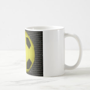 Yellow and black Football. Coffee Mug