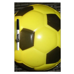 Yellow and black Football. Dry Erase Board
