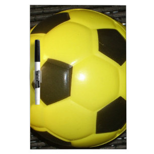 Yellow and black Football. Dry Erase Board