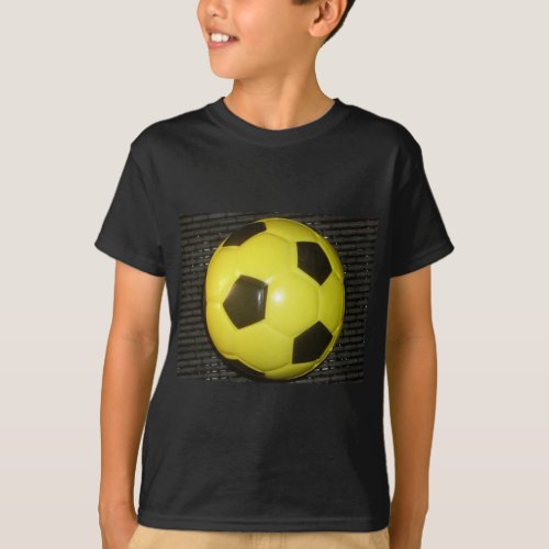 Yellow and black Football T_Shirt