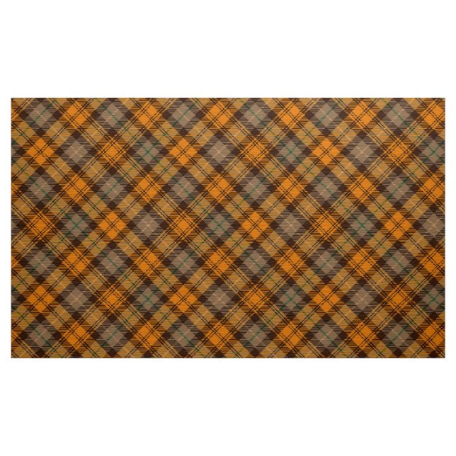 Yellow and black plaid patterns fabric (Yard)