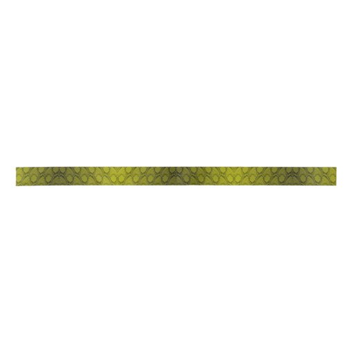 Yellow and Black Python Snake Skin Reptile Scales Satin Ribbon | Zazzle
