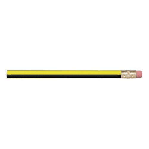 Yellow and black striped pencil