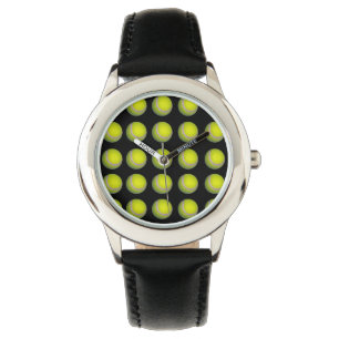 Yellow And Black Tennis Ball Pattern, Watch