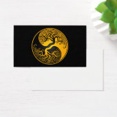 Yellow and Black Tree of Life Yin Yang (Desk)
