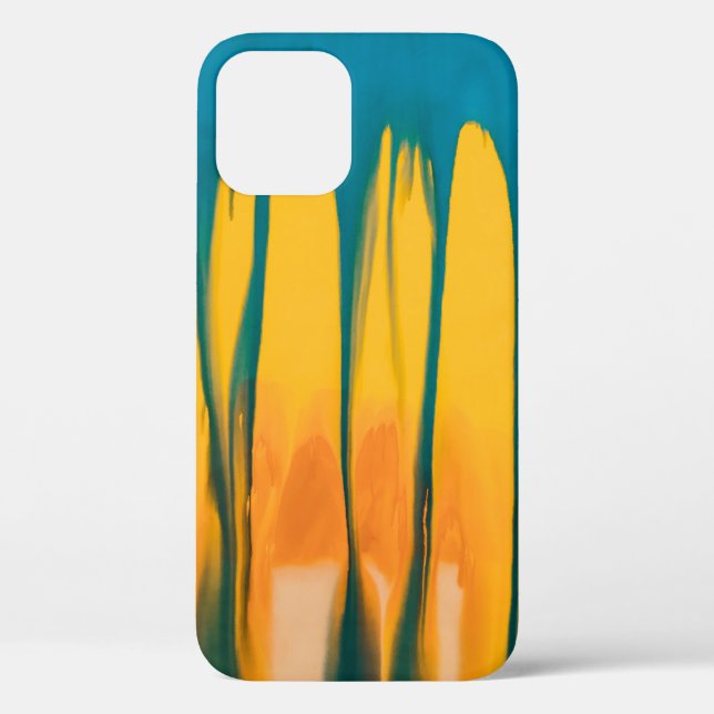 YELLOW AND BLUE APPAREL Case-Mate iPhone CASE (Back)