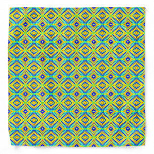 Yellow and Blue Bandana