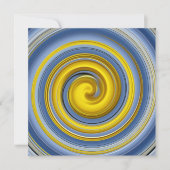 Yellow and blue spiral (Front)