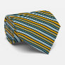 Yellow and Blue Stripes Neck Tie