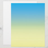 Yellow And Blue Two Tone (Front/Back)