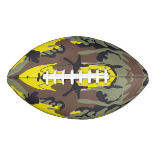 Yellow and Brown Camouflage, Military, Army Football