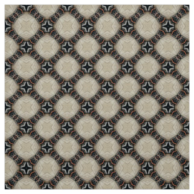 Yellow and Dark Gray Upholstery Fabric (Swatch)