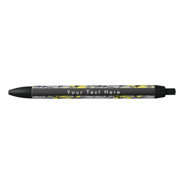 Yellow and Geay Camouflage, Military, Army Pen (Front)