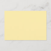 Yellow and Gray Baby Shower Book Request Enclosure Card (Back)