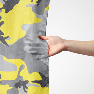 Yellow and Gray Camouflage, Military, Army Scarf
