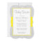Yellow and Gray Chevron Baby Shower Invitations