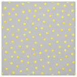 Yellow And Gray Confetti Dots Fabric
