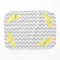 Yellow and Gray Dachshund Newborn Burp Cloth